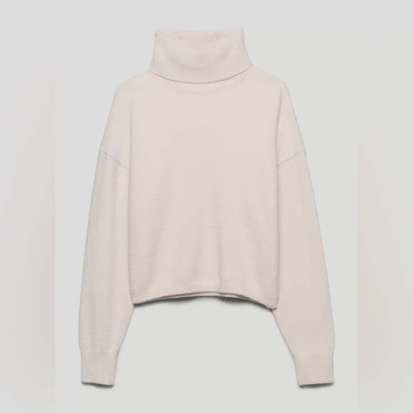 Wilfred Free Hush Knit Cropped Turtleneck - Picture 2 of 10